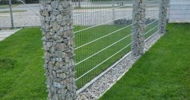 Gabion kerítés és fal